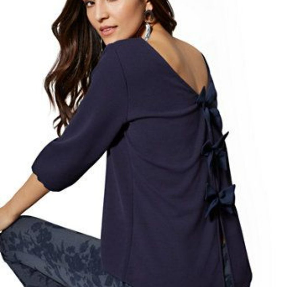 New without tags- NY&Co. Navy blouse